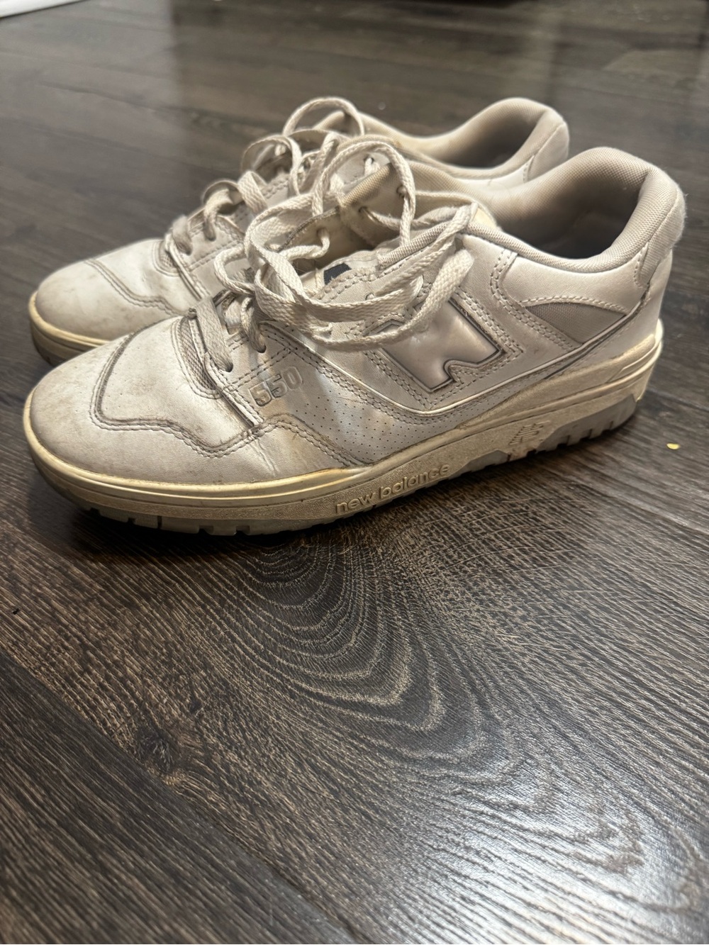 New Balance Men’s Beige 550 Retro Trainer